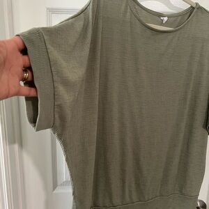 Olive Green Women's Top